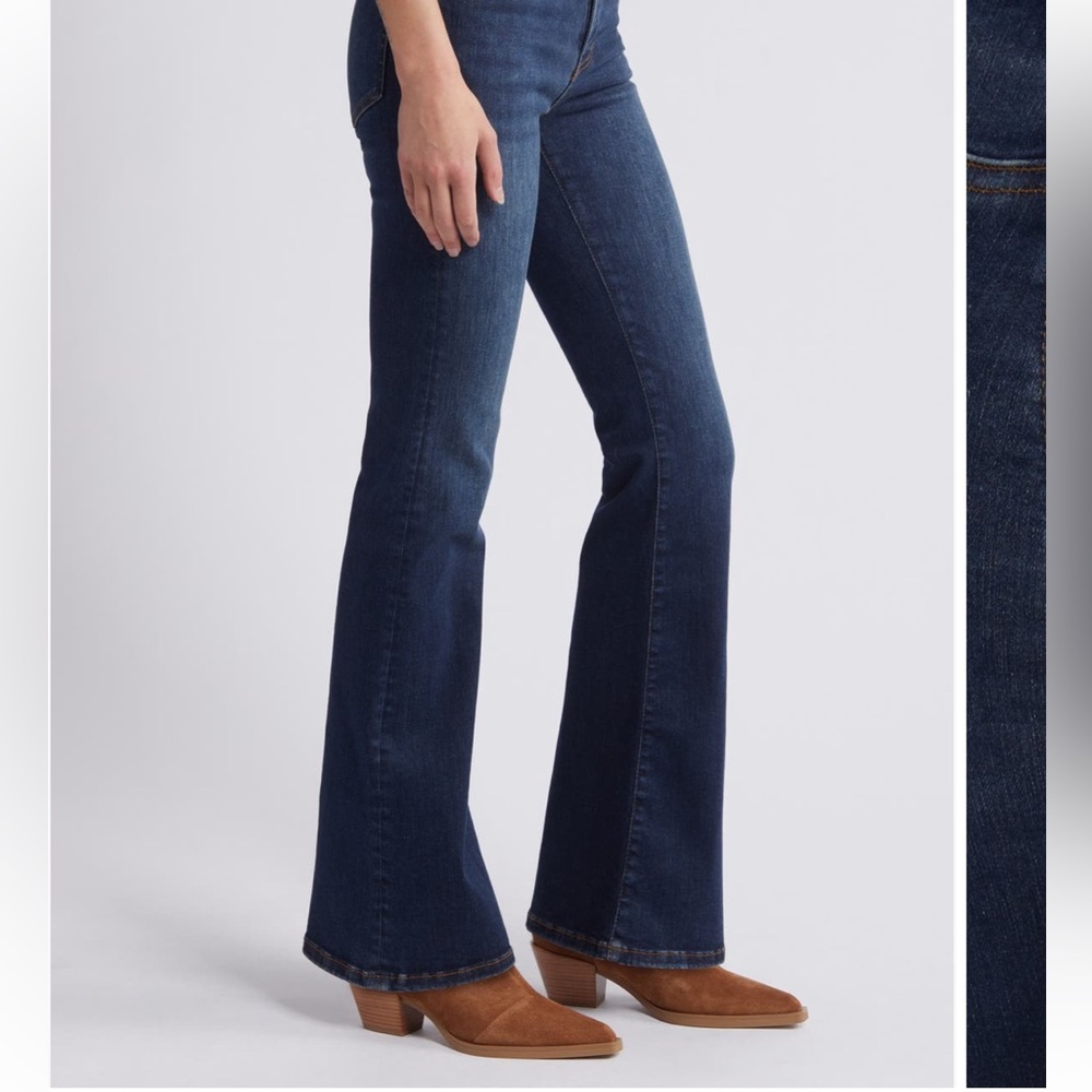 Frame Le Easy High Waisted Flare Jeans